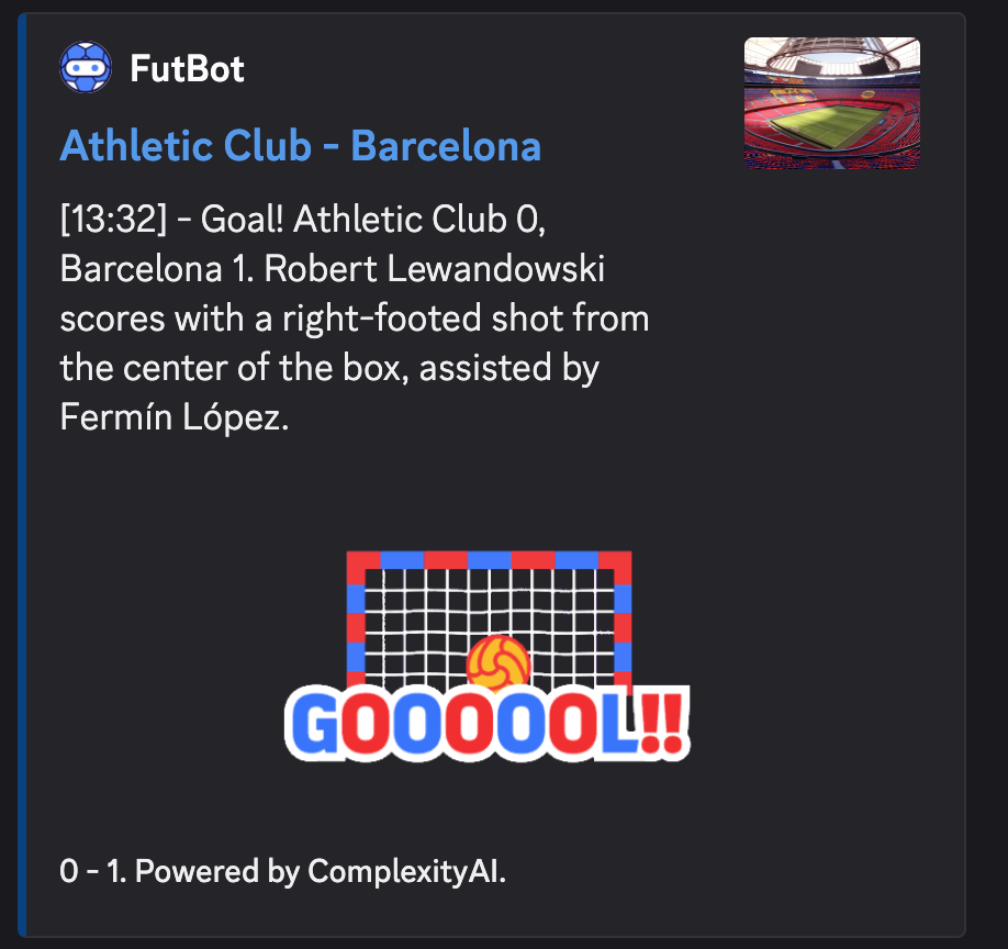 FutBot commentary example 3